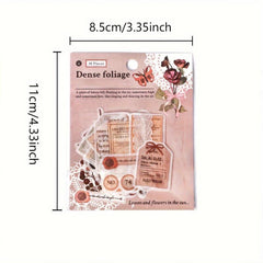 30 Plants and Paper Stickers Pack DIY Scrapbook Photo Album Stickers