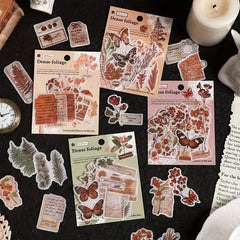 30 Plants and Paper Stickers Pack DIY Scrapbook Photo Album Stickers