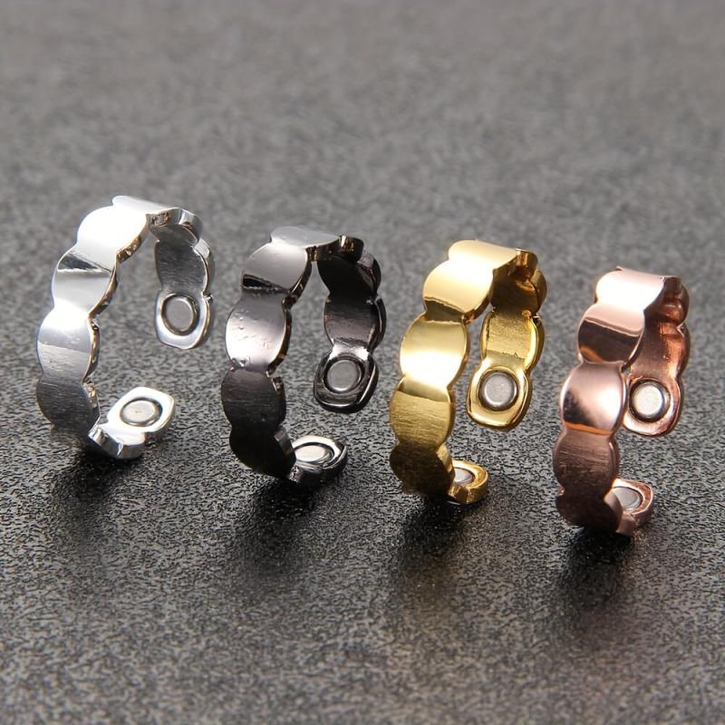 1pc Lymphatic Drainage Copper Rings Magnetic Lymph Detox Ring Jewelry Gift