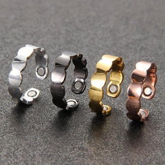 1pc Lymphatic Drainage Copper Rings Magnetic Lymph Detox Ring Jewelry Gift