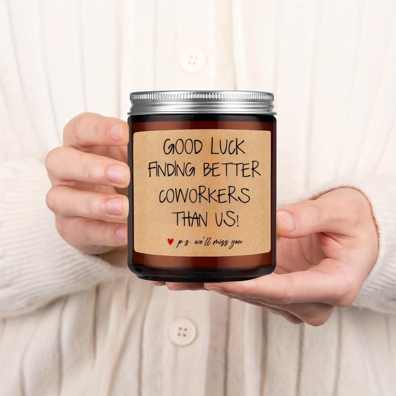 Scented Candles Aromatherapy Glass Jar Coworker Leaving For Women Farewell