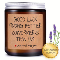 Scented Candles Aromatherapy Glass Jar Coworker Leaving For Women Farewell