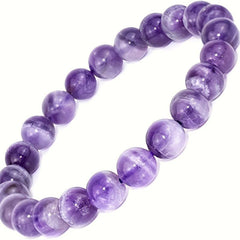 Natural Amethyst Body Purification Hand Bracelet Stone Energy Bracelet