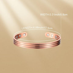 Copper Magnetic Bracelet for Women Men Ultra Strength Magnets Copper Gift