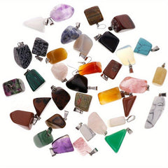 10-15pcs Natural Irregular Healing Stones for DIY Necklace Jewelry