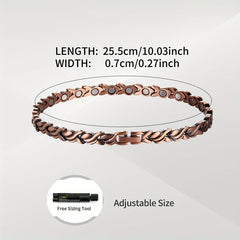 Magnetic Copper Anklets for Women Copper Ankle Bracelet with Magnets