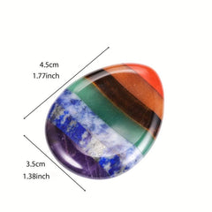 Teardrop Chakra Worry Stone for Anxiety Relief