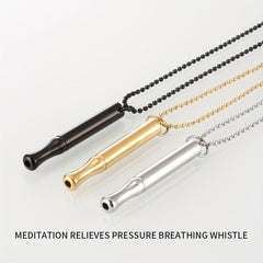 Anxiety Necklace Positive Breathing Meditation Tool