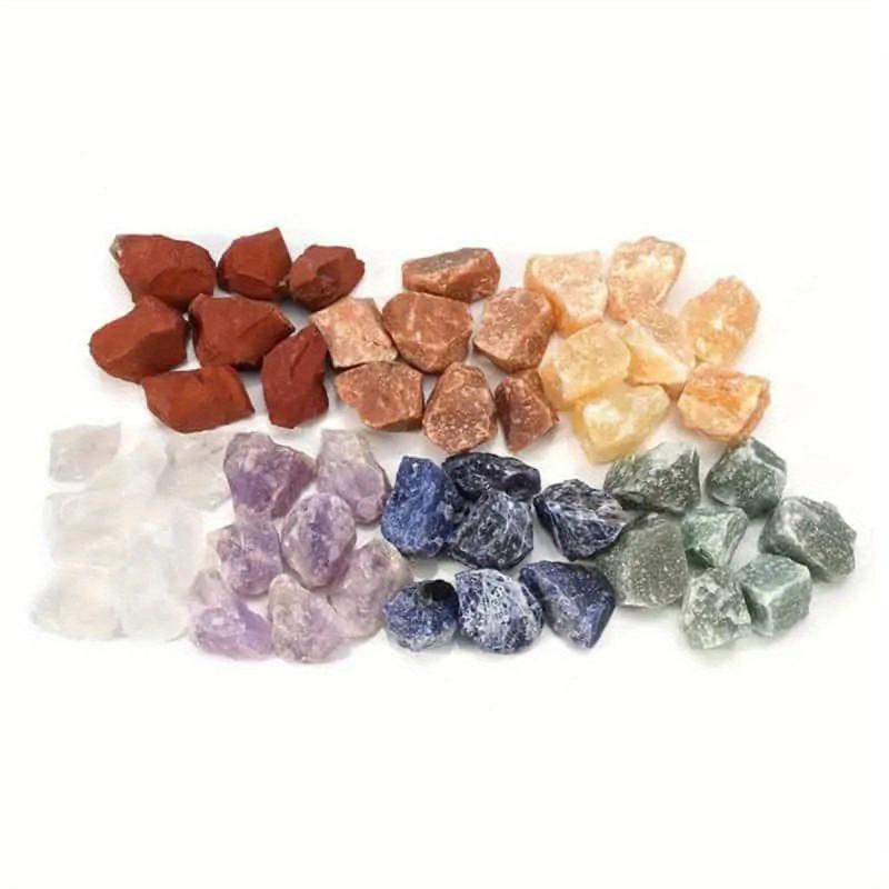 7Pcs Set Seven Chakra Gravel Stone Set