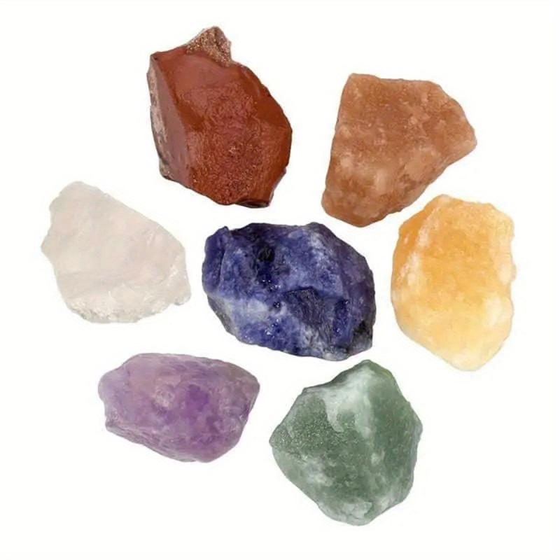 7Pcs Set Seven Chakra Gravel Stone Set
