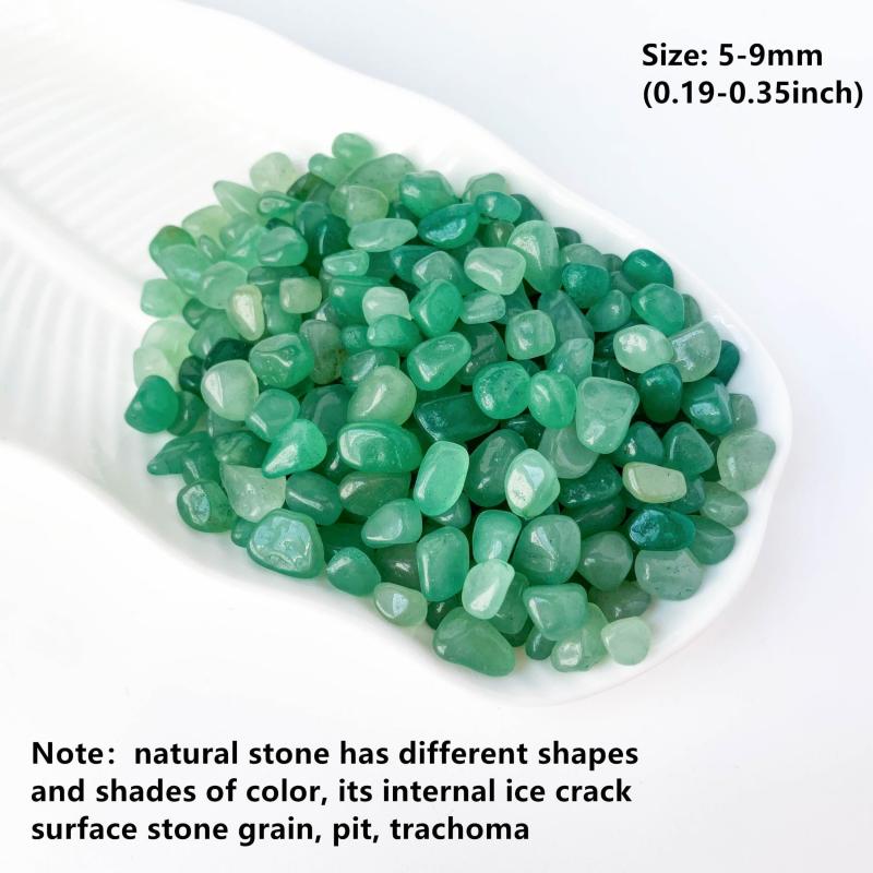 4oz Green Aventurine Crystal Chips for Crafts and Decor