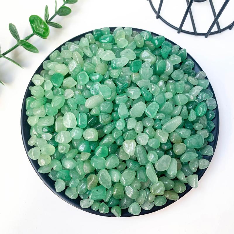 4oz Green Aventurine Crystal Chips for Crafts and Decor