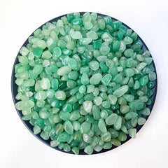 4oz Green Aventurine Crystal Chips for Crafts and Decor