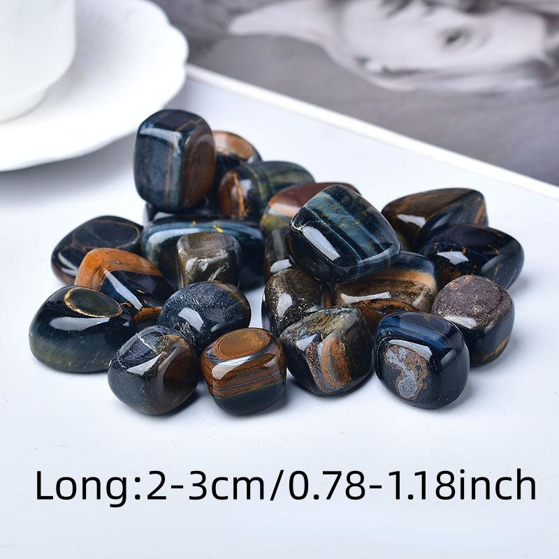 5pcs Tiger's Eye Tumbled Stone Natural Crystal Balancing Reiki Stone