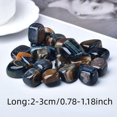 5pcs Tiger's Eye Tumbled Stone Natural Crystal Balancing Reiki Stone