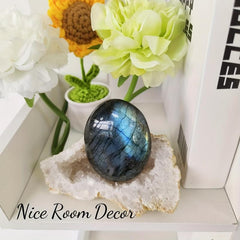 Natural Crystal Gemstone Decoration Stone Energy Balance Polishing Stone