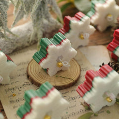 Snowflake Aromatherapy Candle 2.76 Inches - Christmas Gift