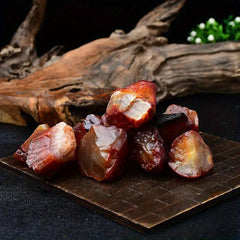 Natural Red Agate Raw Stone Crystal Diffuser Stone Demagnetization Stone