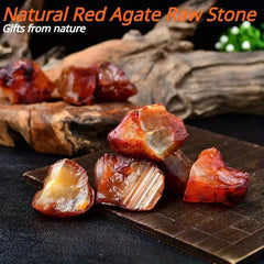 Natural Red Agate Raw Stone Crystal Diffuser Stone Demagnetization Stone