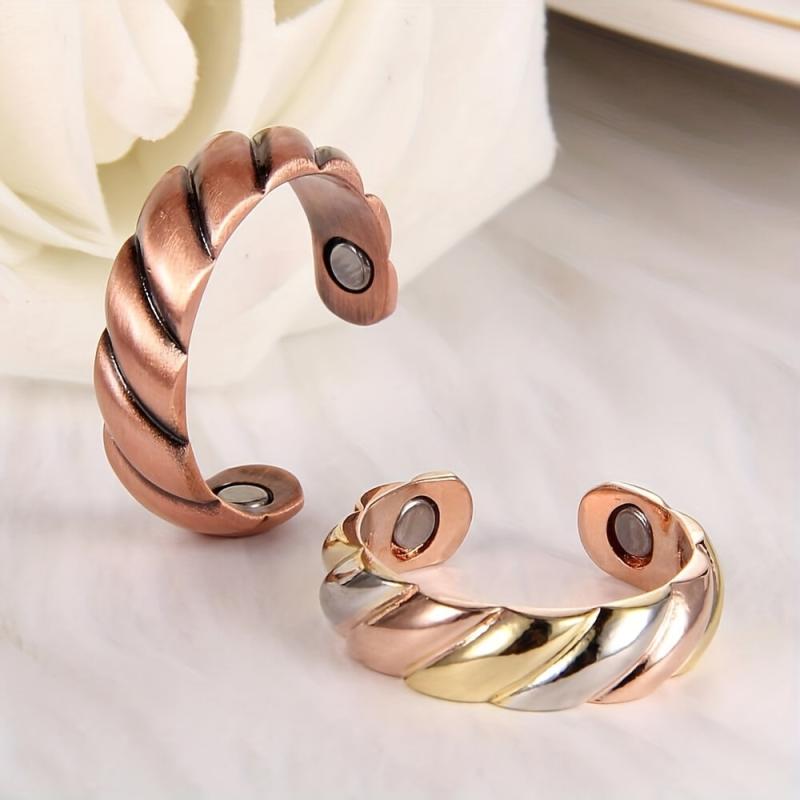 Pure Copper Magnetic Ring - Ideal Gift for Her