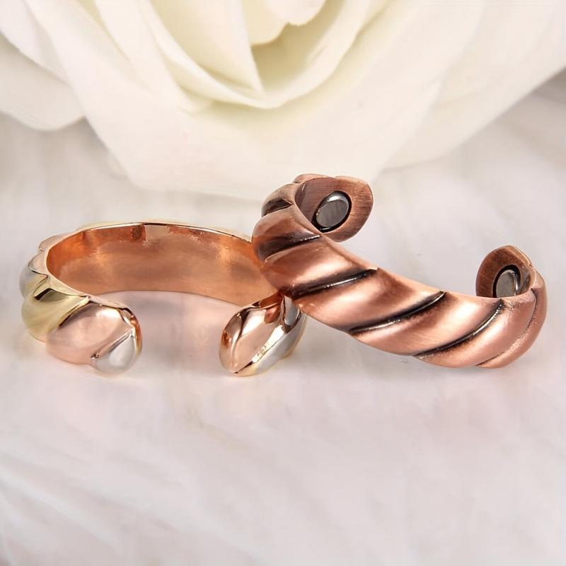 Pure Copper Magnetic Ring - Ideal Gift for Her