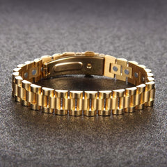 Men's Magnetic Titanium Steel Bracelet Single Row Strong Magnet Bracelet