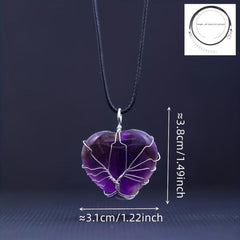 Women's Chakra Healing Crystal Necklace Set