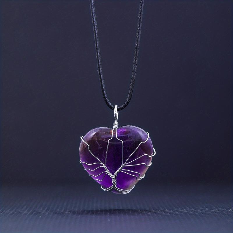 Women's Chakra Healing Crystal Necklace Set