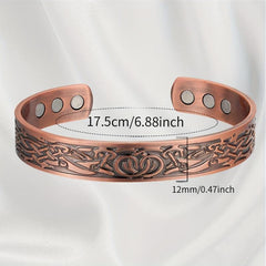 Magnetic Copper Bracelet Men Women Pure Copper Jewelry Gift Bangles
