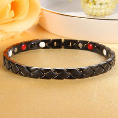 Women's Titanium Magnetic Bracelet Adjustable Length with Size Tool