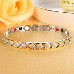 Women's Titanium Magnetic Bracelet Adjustable Length with Size Tool