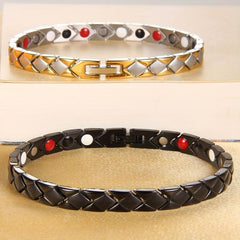 Women's Titanium Magnetic Bracelet Adjustable Length with Size Tool