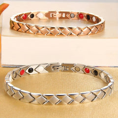 Women's Titanium Magnetic Bracelet Adjustable Length with Size Tool