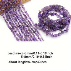 1pc Amethyst Beads DIY Jewellery Making Reiki Yoga