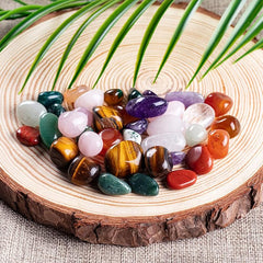 Healing Crystal Set Chakra Quartz Kit 0.55lb Natural Tumbled Stones