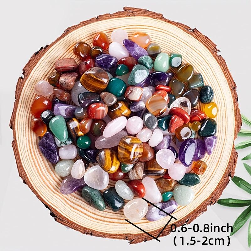 Healing Crystal Set Chakra Quartz Kit 0.55lb Natural Tumbled Stones