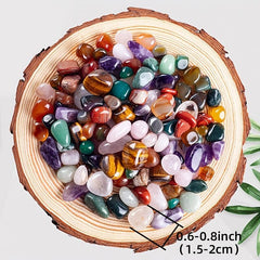 Healing Crystal Set Chakra Quartz Kit 0.55lb Natural Tumbled Stones