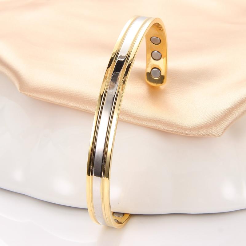 1pc Magnetic Copper Bracelet 99.99% Solid Copper Bracelets with Strong Magnets