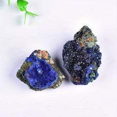 Copper Ore and Turquoise Symbiotic Stone for Healing and Meditation