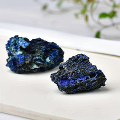 Copper Ore and Turquoise Symbiotic Stone for Healing and Meditation