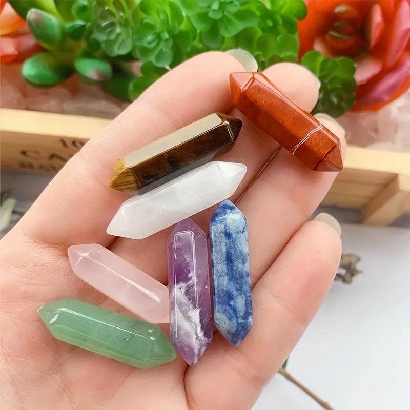 7pcs Seven Chakra Jewelry DIY Set - Balancing Gemstones