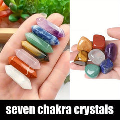 7pcs Seven Chakra Jewelry DIY Set - Balancing Gemstones