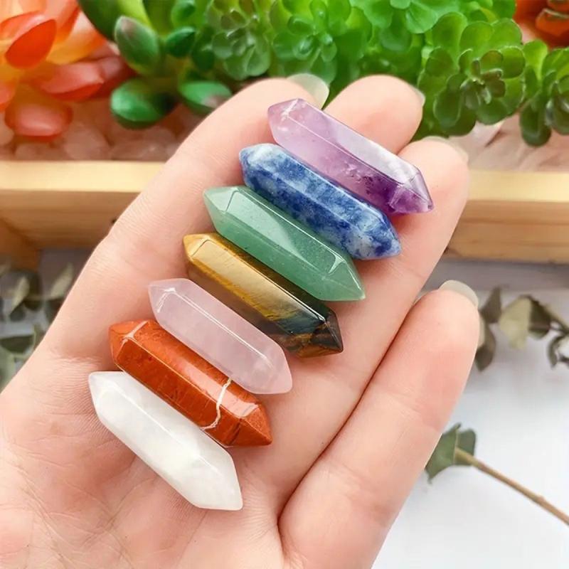 7pcs Seven Chakra Jewelry DIY Set - Balancing Gemstones