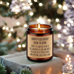 Scented Candles Aromatherapy Glass Jar Birthday Gift Women Bestie