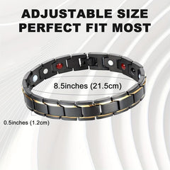 Titanium Steel Magnetic Bracelets For Men With Ultra Strength Magnets