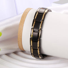 Titanium Steel Magnetic Bracelets For Men With Ultra Strength Magnets
