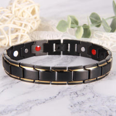 Titanium Steel Magnetic Bracelets For Men With Ultra Strength Magnets