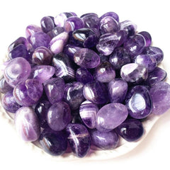 2LB 100g Amethyst Tumbled Polished Stones