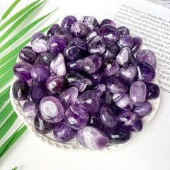 2LB 100g Amethyst Tumbled Polished Stones