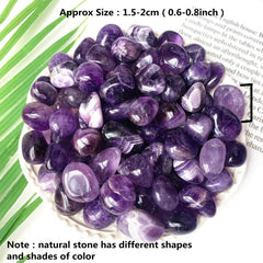 2LB 100g Amethyst Tumbled Polished Stones